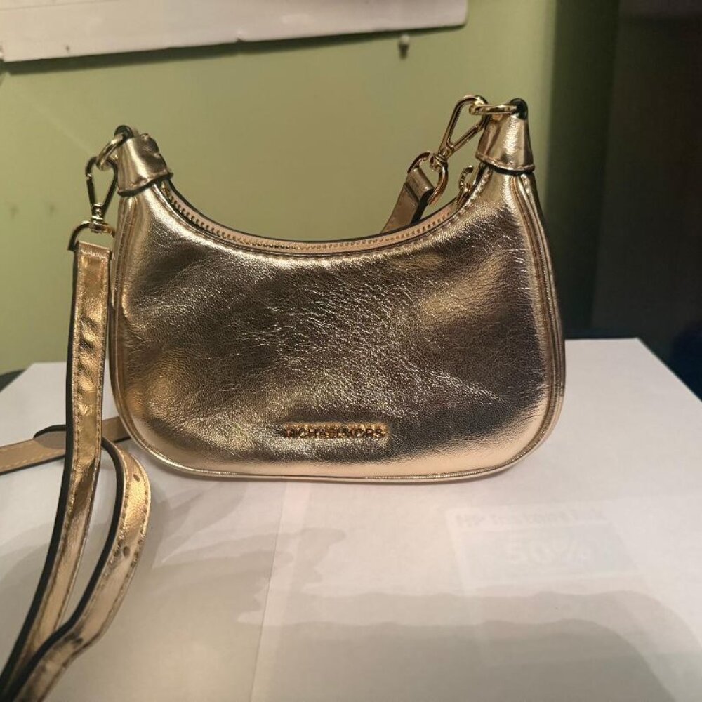 Micheal Kors gold small crossbody